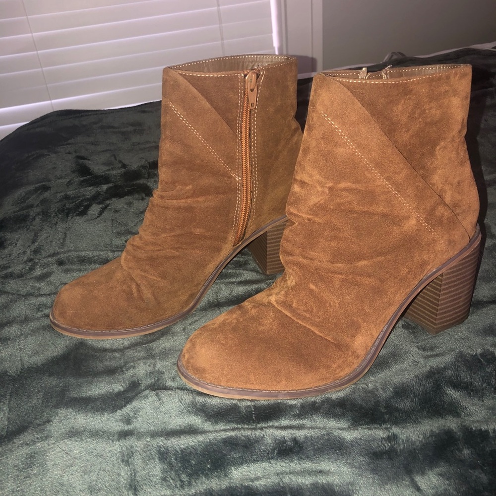 Universal Thread Tan/Brown Booties - image 2